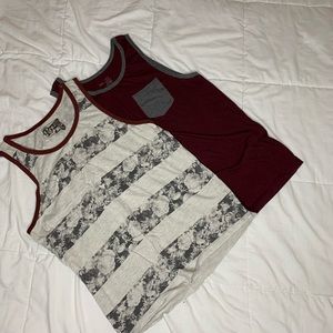 Two pack tank tops size medium